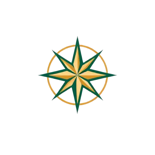 Journey compass-star emblem